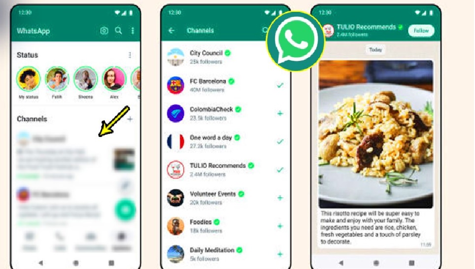 whatsapp channels features for movies and sports score updates